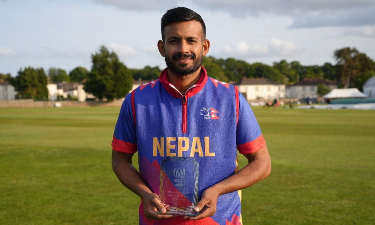 Aarif Sheikh Named Player of the Match