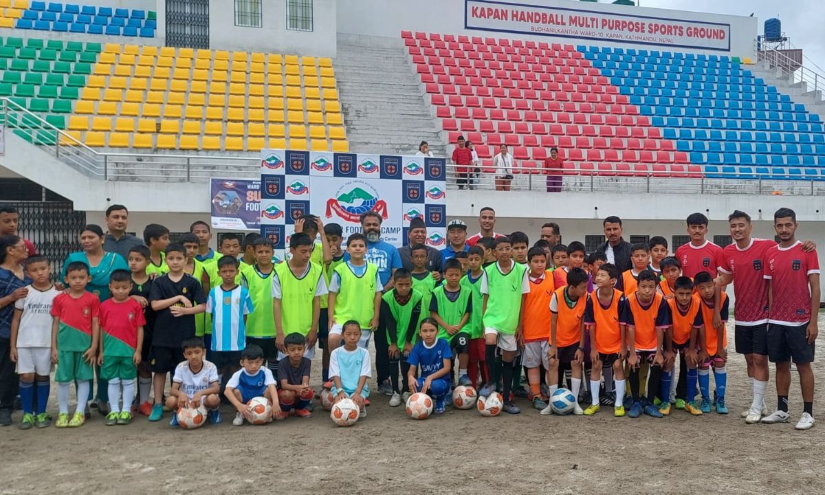 Budhanilkantha Municipality Ward-10 Launches ‘Summer Football Camp’