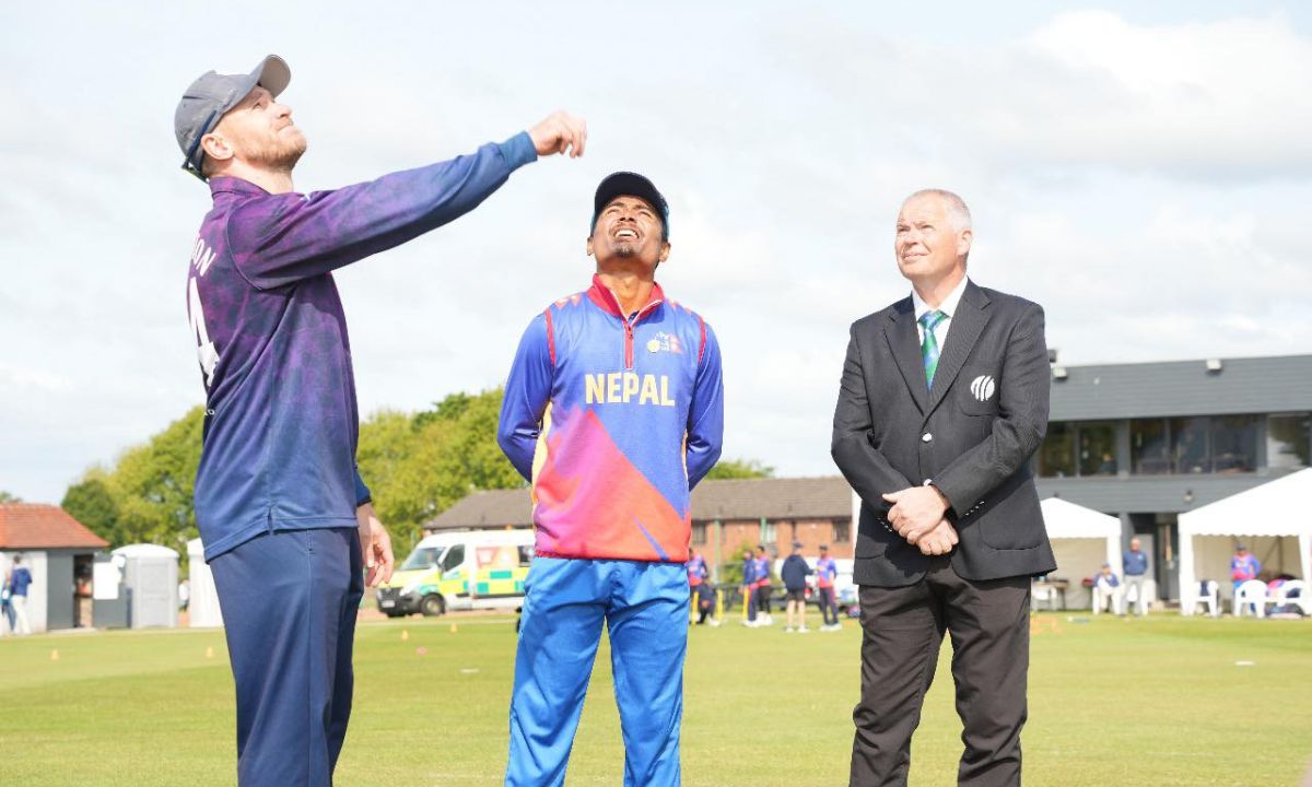 ICC Cricket World Cup League 2 Nepal vs Scotland
