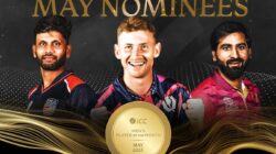 ICC Men's Player of the Month May 2025 nominees