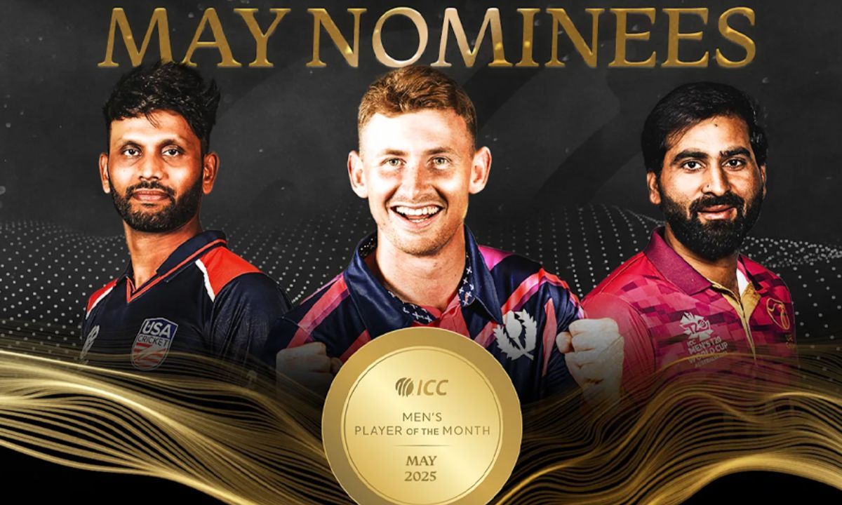 ICC Men's Player of the Month May 2025 nominees