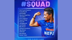 Nepal Squad for T20I Tri-Series in Scotland Announced