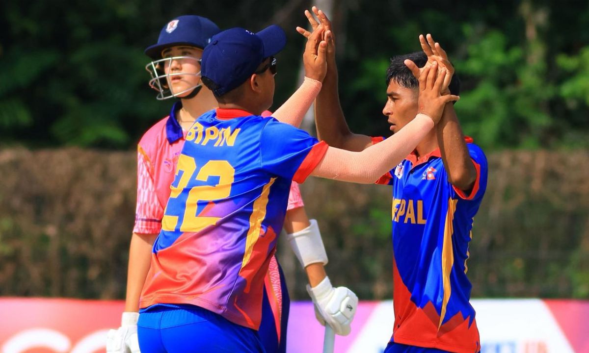 Nepal vs Japan Shubham Khanal 5-Wicket