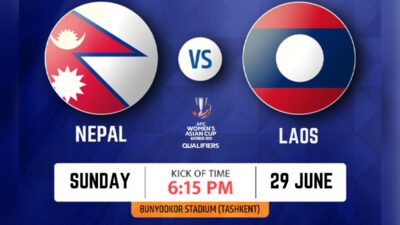 Nepal vs Laos: AFC Women’s Asian Cup Qualification Kicks Off Today