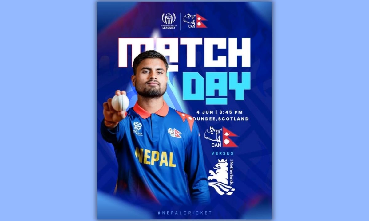 Nepal vs Netherlands ICC Cricket World Cup League 2