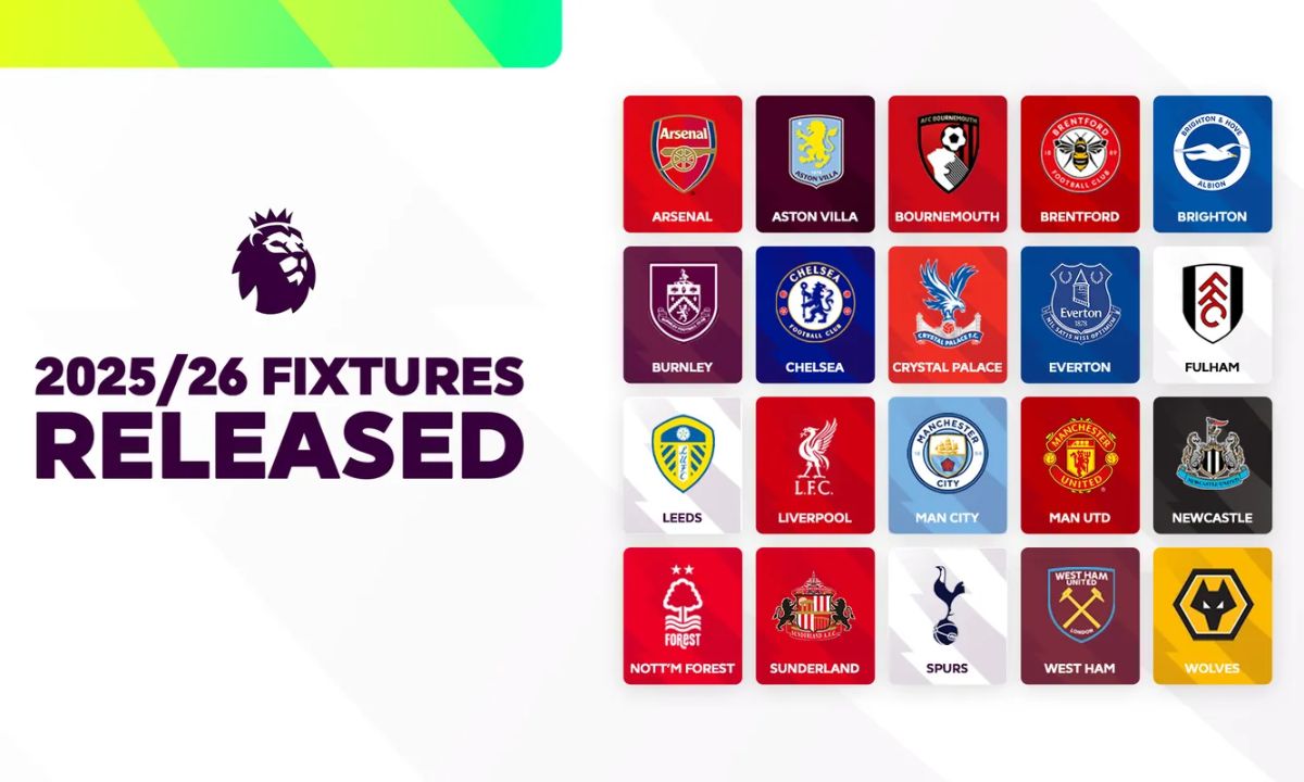 Premier League 2025–26 Schedule Announced