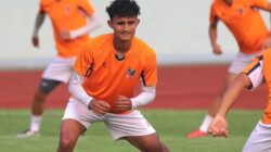 Srijan Raj Gautam debuting for Nepal National Football Team