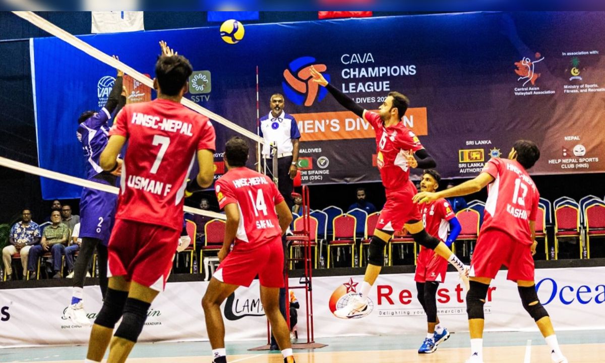 Help Nepal Secures Third Win in CAVA Champions League with Thrilling Victory Over Zhaiyk VC