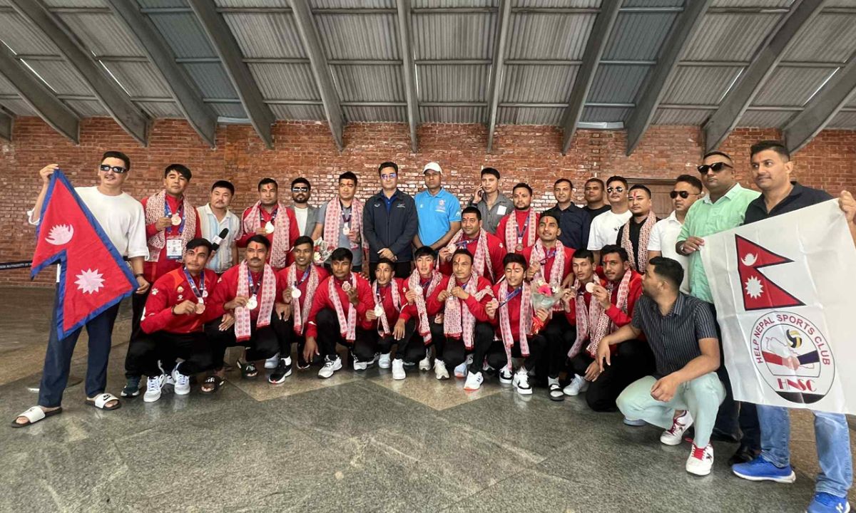 Help Nepal Sports Club Returns with Bronze from CAVA Champions League