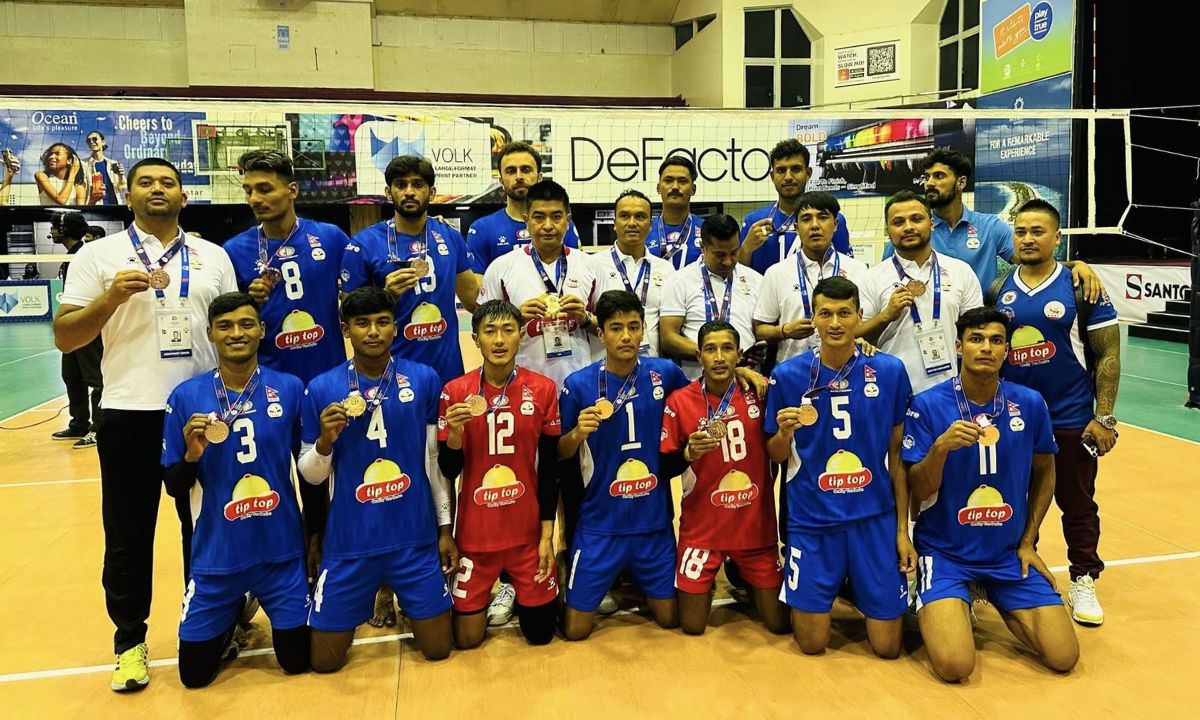 Help Nepal Sports Club Wins Bronze at CAVA Champions League