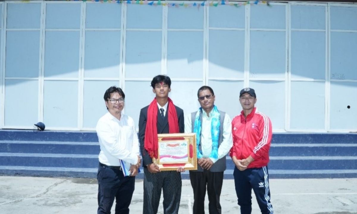 Joy Thapa Honored by Angels' Heart National School