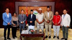 KP Sharma Oli Discusses New Stadium Construction in Suryabinayak
