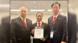 Kajal Shrestha Declared Best International Referee at World Taekwondo Hanmadang