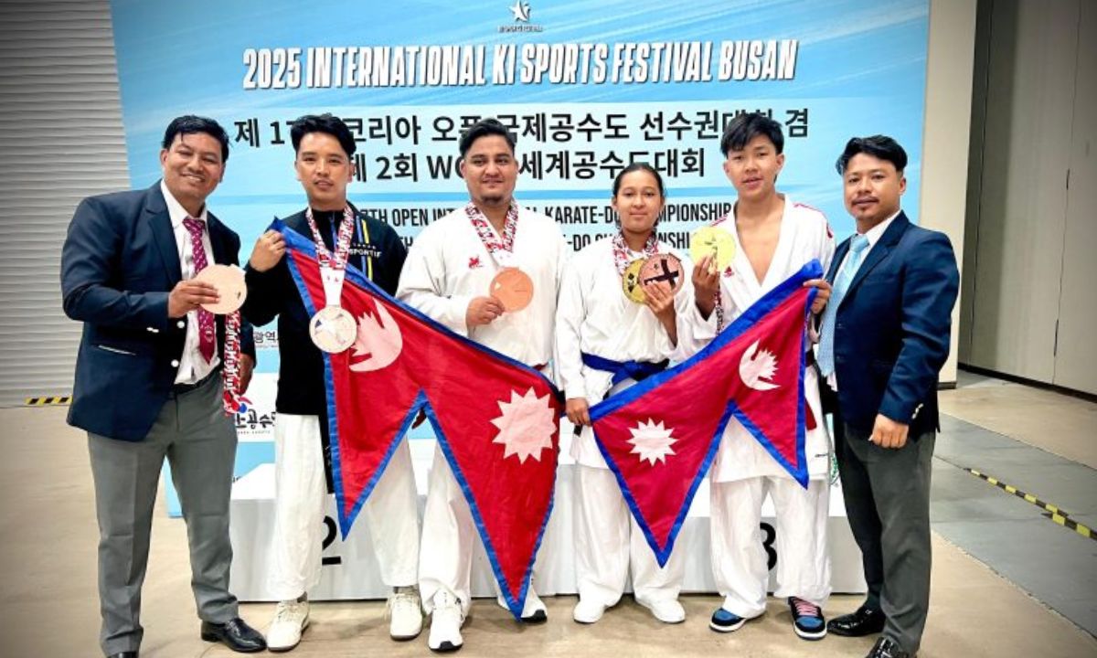 Nepali Karate Players Win 2 Golds and 2 Bronze at International KI Sports Festival
