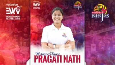 Pragati Nath Joins Pokhara Ninjas as Marquee Player for EWVL 2025