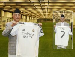 Prime Minister KP Sharma Oli Visits Real Madrid’s Santiago Bernabéu Stadium