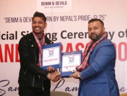 Sandeep Lamichhane Named Brand Ambassador of Denim & Devil