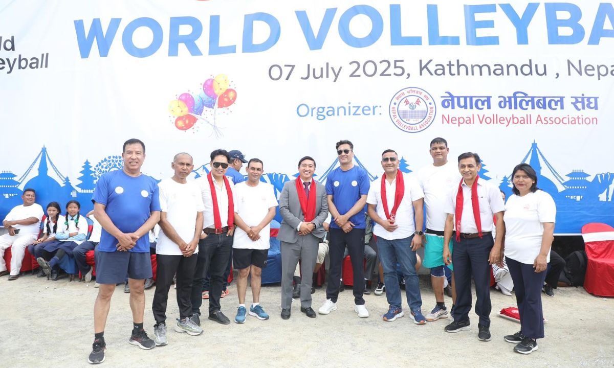 World Volleyball Day Celebrated Grandly in Kathmandu by Nepal Volleyball Association